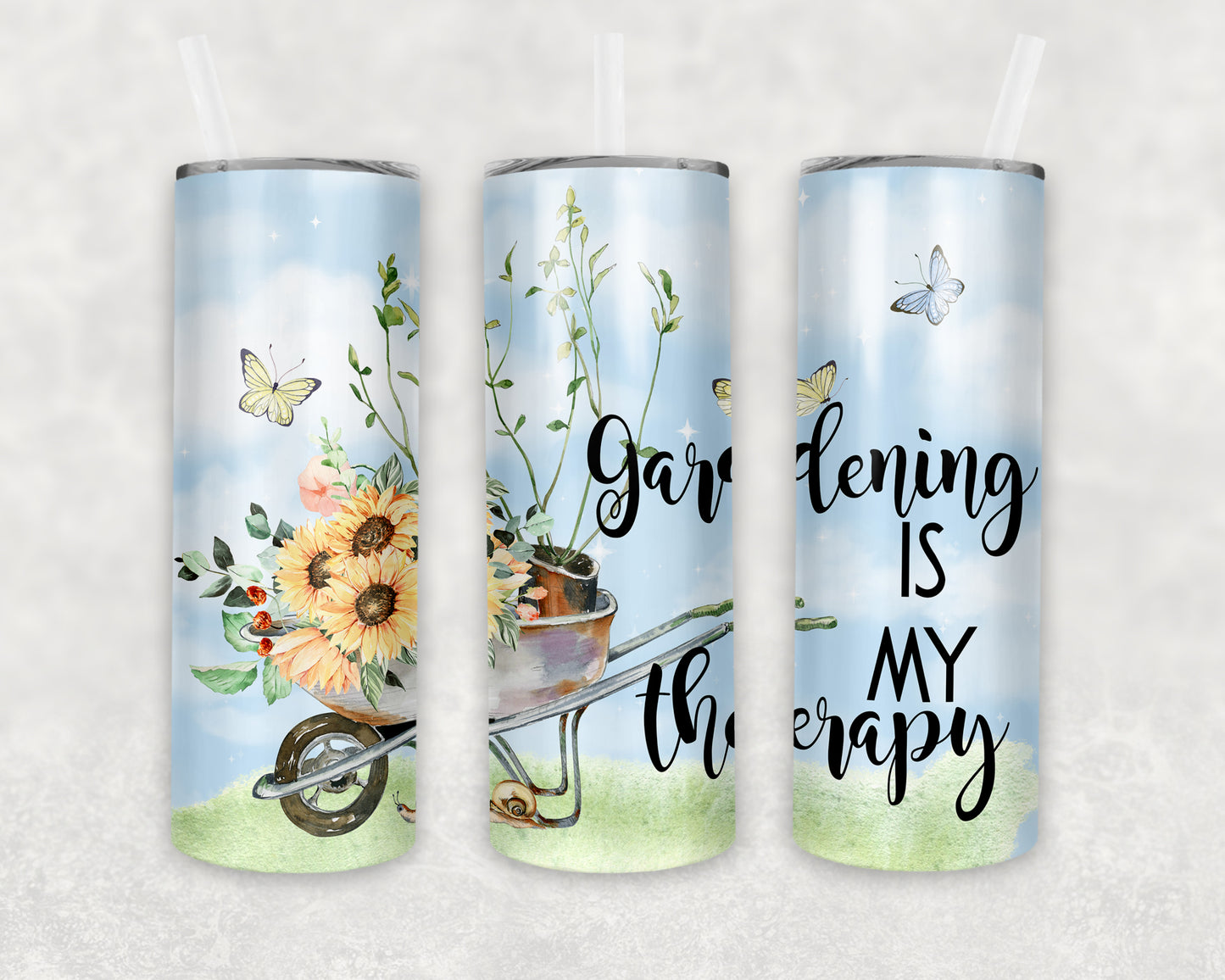 Gardening is My Therapy Tumbler