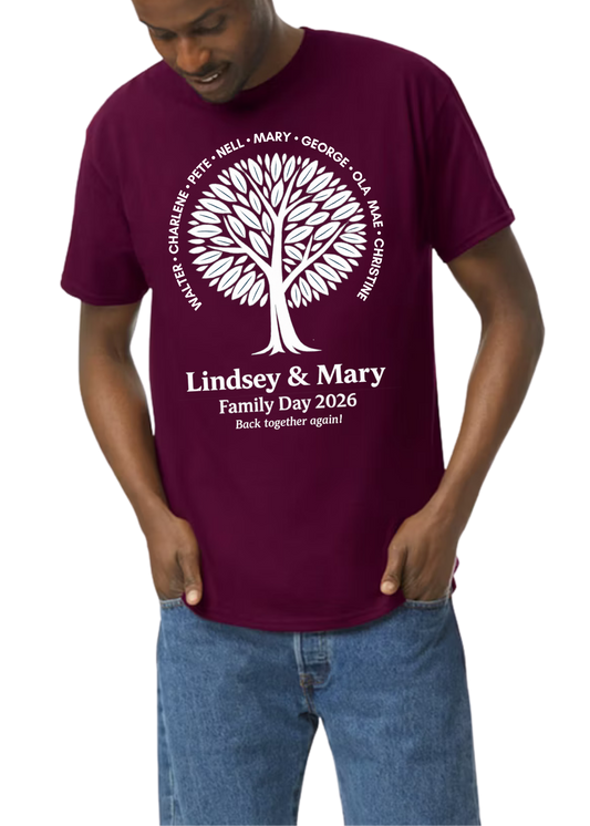 Lindsey & Mary Family Day(Maroon)