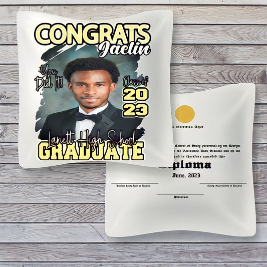 Diploma/Congrats PILLOW -GRADUATION